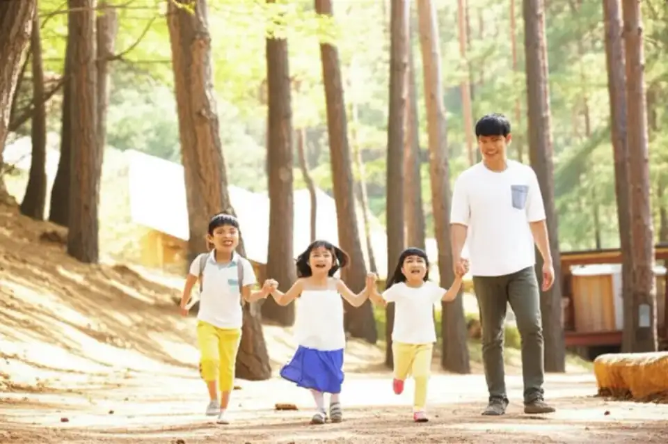 숲속 펜션에서 가족 여행을 즐긴 최수진 님
